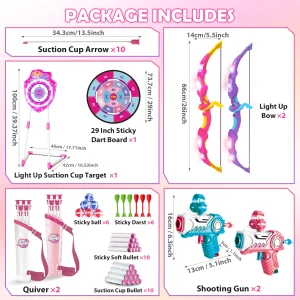 Night-Light Bow Arrow Guns Toy